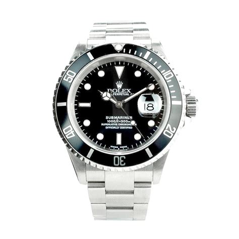 2003 rolex submariner stainless steel|rolex 16610 submariner chisholm hunter.